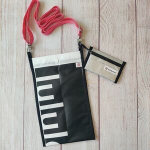 Lululemon handmade crossbody phone holder with card holder